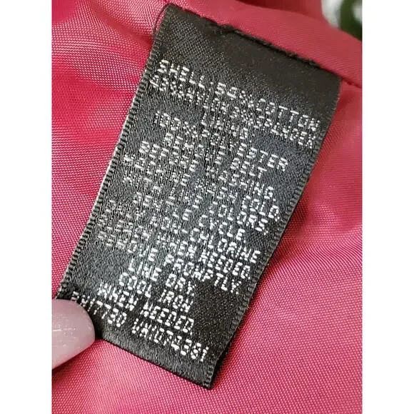 Mossimo Womens Pink Polyester Notch Collar Long Sleeve Belted Coat Jacket Small - Picture 12 of 13